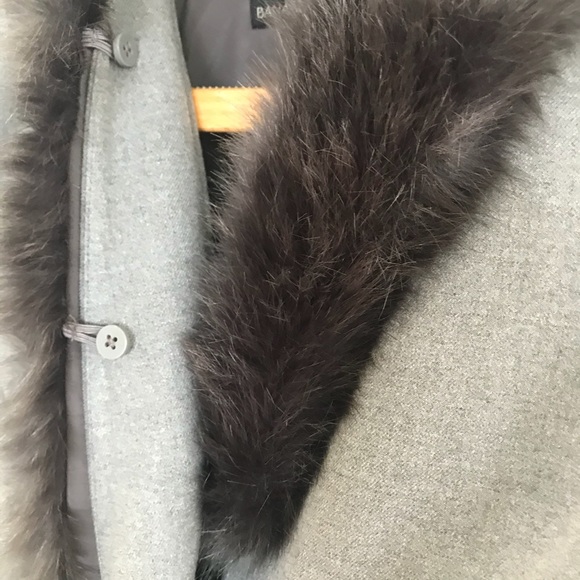 NWT Banana Republic Gray Fur Collar Bell Sleeves Chic Blazer Jacket Women's sz 0 - Picture 10 of 13